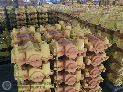 Precoated sand shell mold box 7